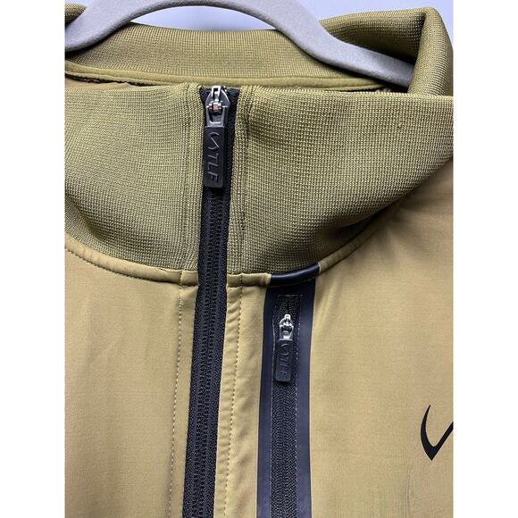 TLF Apparel Jacket Mens Large Long Sleeve Front Zip Green Workout Gym Athletic - Picture 8 of 8